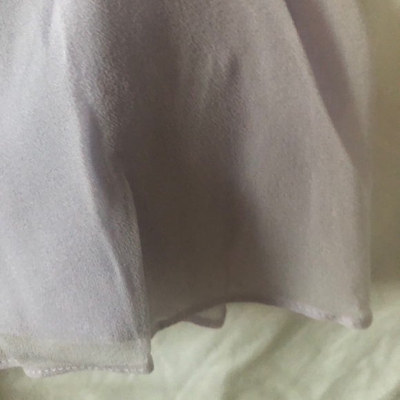 Donna Morgan Light Purple Silky Lined Dress - Picture 4 of 12